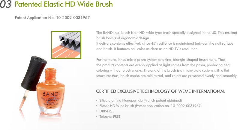 03. Patented Elastic HD Wide Brush